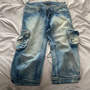 Rock Republic Capri, cargo denim